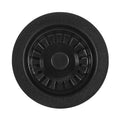 Ruvati Kitchen Sink Basket Strainer Drain Assembly Matte Black Rva1038Bl