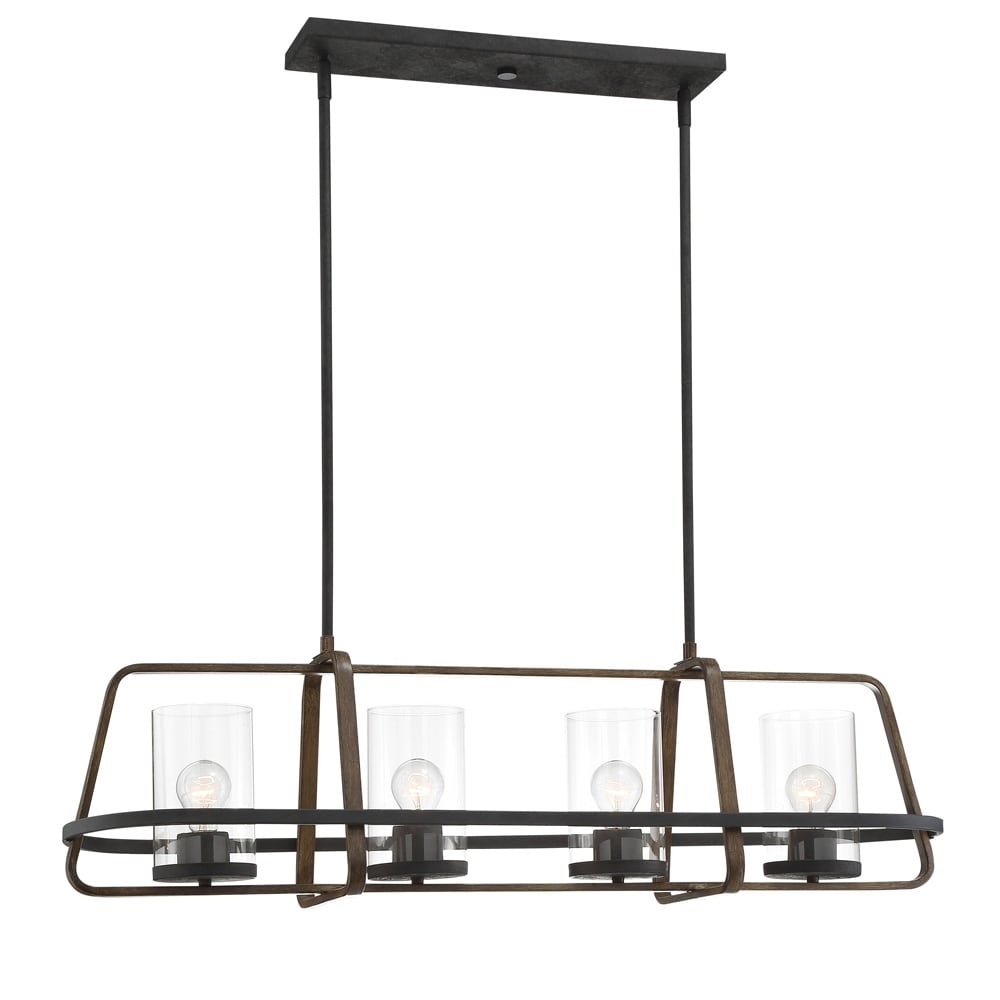 Ryder 4 Light Island Chandelier Forged