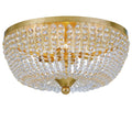 Rylee 4 Light Antique Gold Flush Mount Fixture Antique Gold