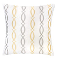 Rylee Embroidery 20 Square Decorative Throw Pillow