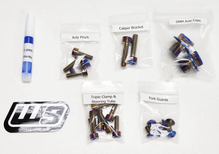 Warp 9 Titanium Fork Bolts – EXPECTED FEBRUARY