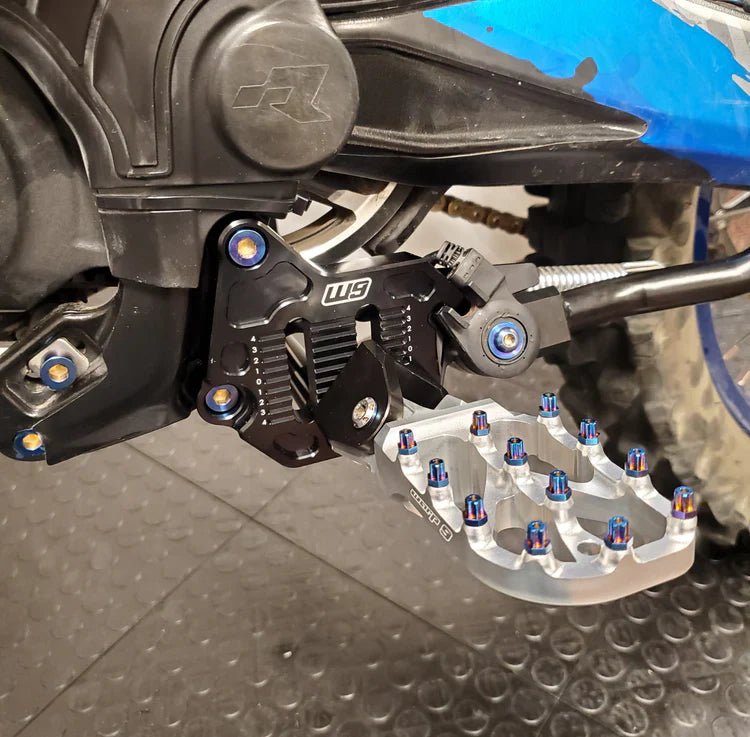 Warp 9 Sur Ron Ultra Bee Adjustable Foot Peg Mount