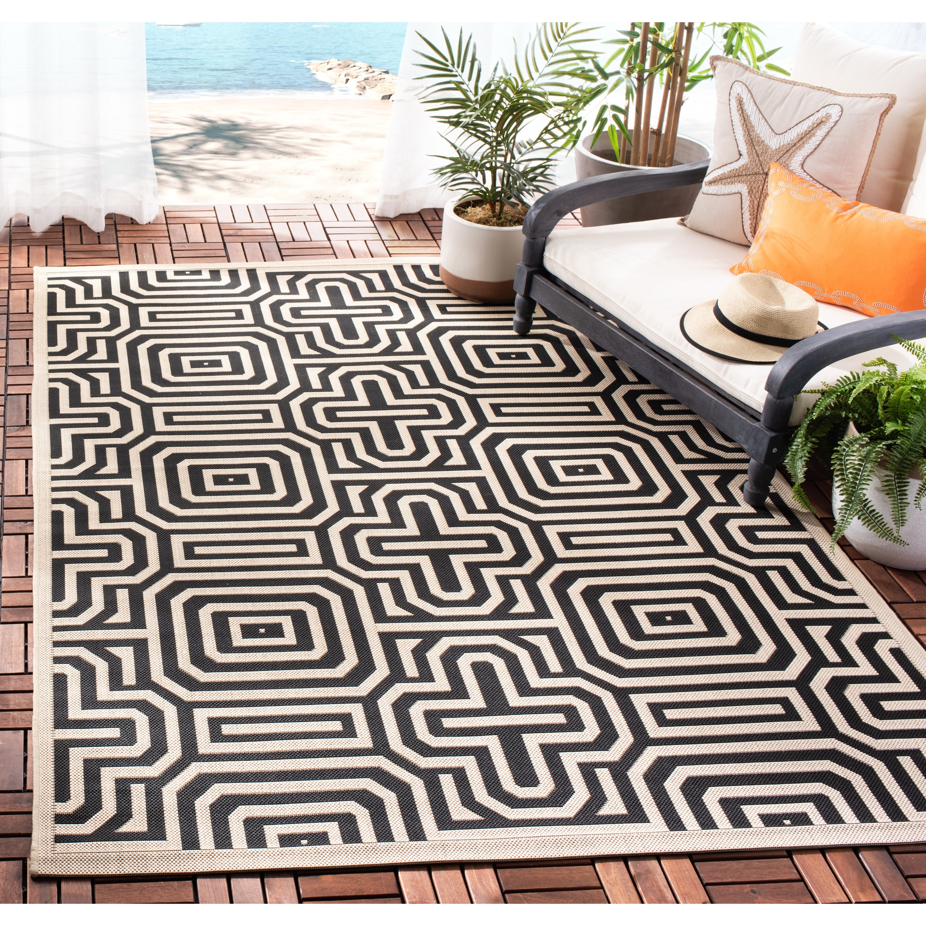 Safavieh Matrix Natural Brown Indoor Outdoor Rug 27 X 5