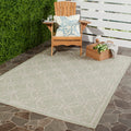 Safavieh Indoor Outdoor Courtyard Green Grey Rug 8 X 11