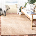 Safavieh Courtyard Damask Blue Ivory Indoor Outdoor Rug 4 X 5 7