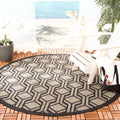 Safavieh Courtyard Transitional Geometric Brown Black Rug 23 X 8 Runner
