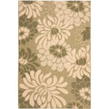 Safavieh Indoor Outdoor Courtyard Cream Green Rug 710 X 10