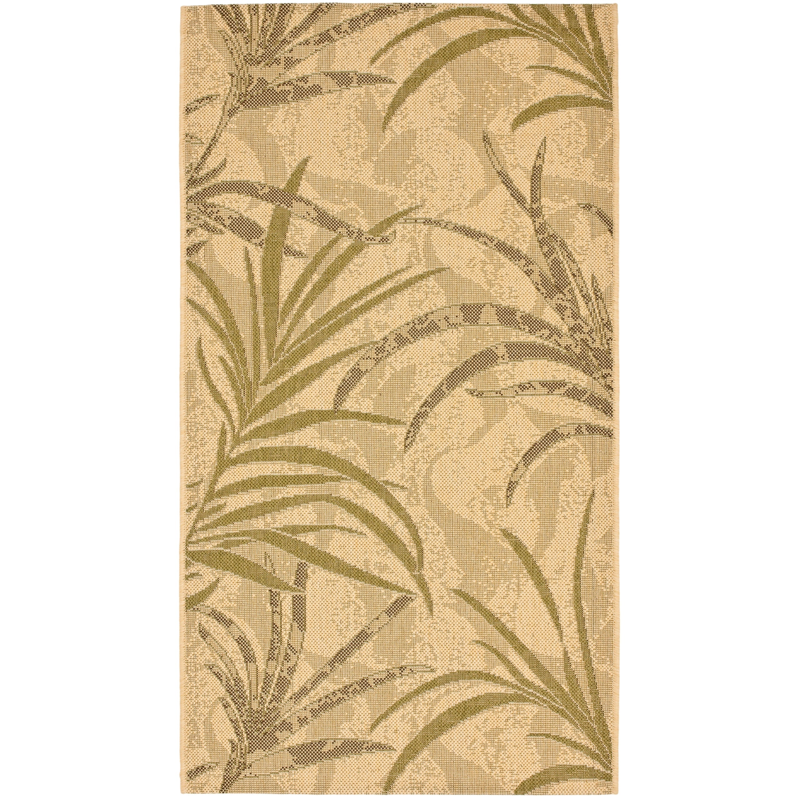 Safavieh Courtyard Black Cream Indoor Outdoor Rug 27 X 5