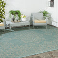 Safavieh Courtyard Moroccan Indoor Outdoor Blue Grey Area Rug 8 X 10
