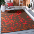 Safavieh Indoor Outdoor Courtyard Soft Blue Beige Rug 27 X 5