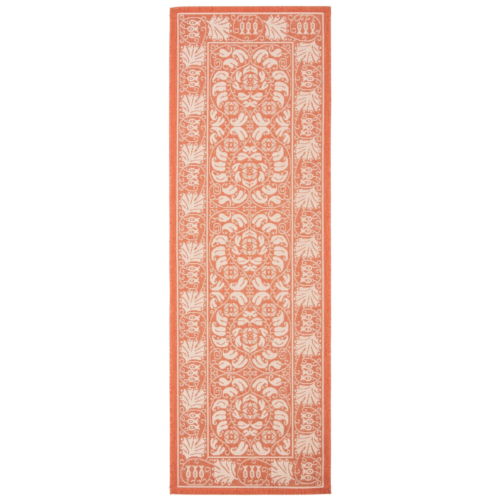 Safavieh Courtyard Coffee Brown Sand Indoor Outdoor Rug 5 3 X 7 7