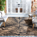 Safavieh Power Loomed Indoor Outdoor Gold Natural Rug 8 X 11