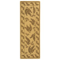 Safavieh Ferns Natural Olive Green Indoor Outdoor Runner 24 X 67 24 X 67 Runner