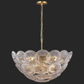 Safavieh Couture Alberta Glass And Metal Chandeli 30 W X 30 D X 21 H