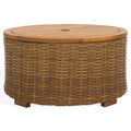 Safavieh Couture Anguilla Wicker Indoor Outdoor Storage Coffee Table Fully Assembled 26 W X 26 D X 14 H