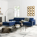 Safavieh Couture Camila Sectional Sofa 106 W X 37 D X 32 H