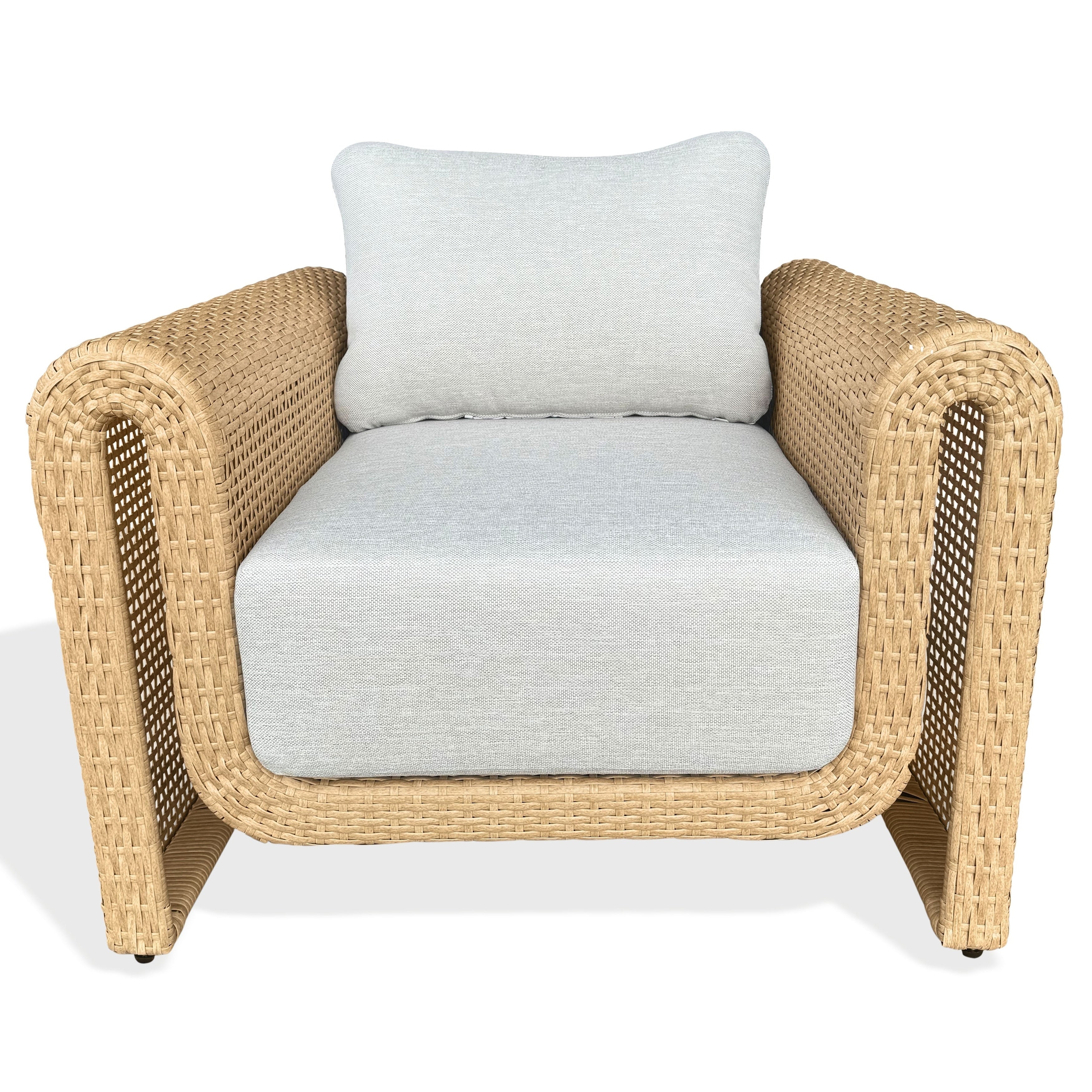 Safavieh Couture Cleandra Wicker Patio Chair 36 W X 34 D X 32 H
