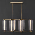 Safavieh Couture Cyndy Rect Glass Chandelier 41 W X 24 D X 17 H