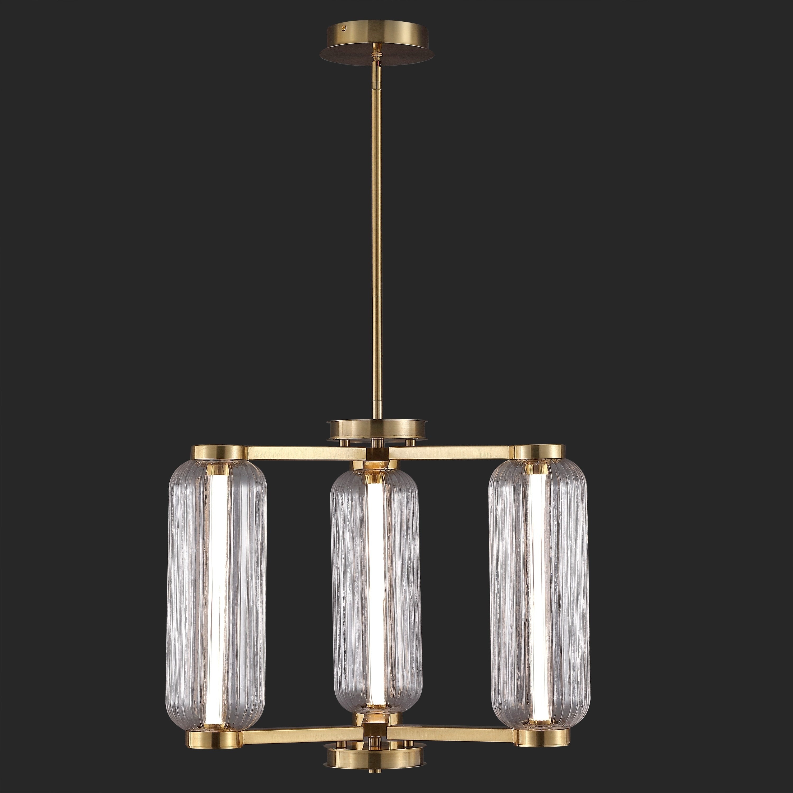 Safavieh Couture Cyndy Square Glass Chandelier 26 W X 26 D X 21 H