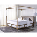 Safavieh Couture Dorothy Velvet Acrylic Queen Size Canopy Bed