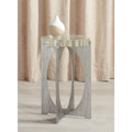Safavieh Couture Hannamaria Bubble Glass Table 13 W X 13 D X 20 H