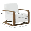 Safavieh Couture Jayshaw Mid Century Modern Accent Chair 28 W X 33 D X 29 H