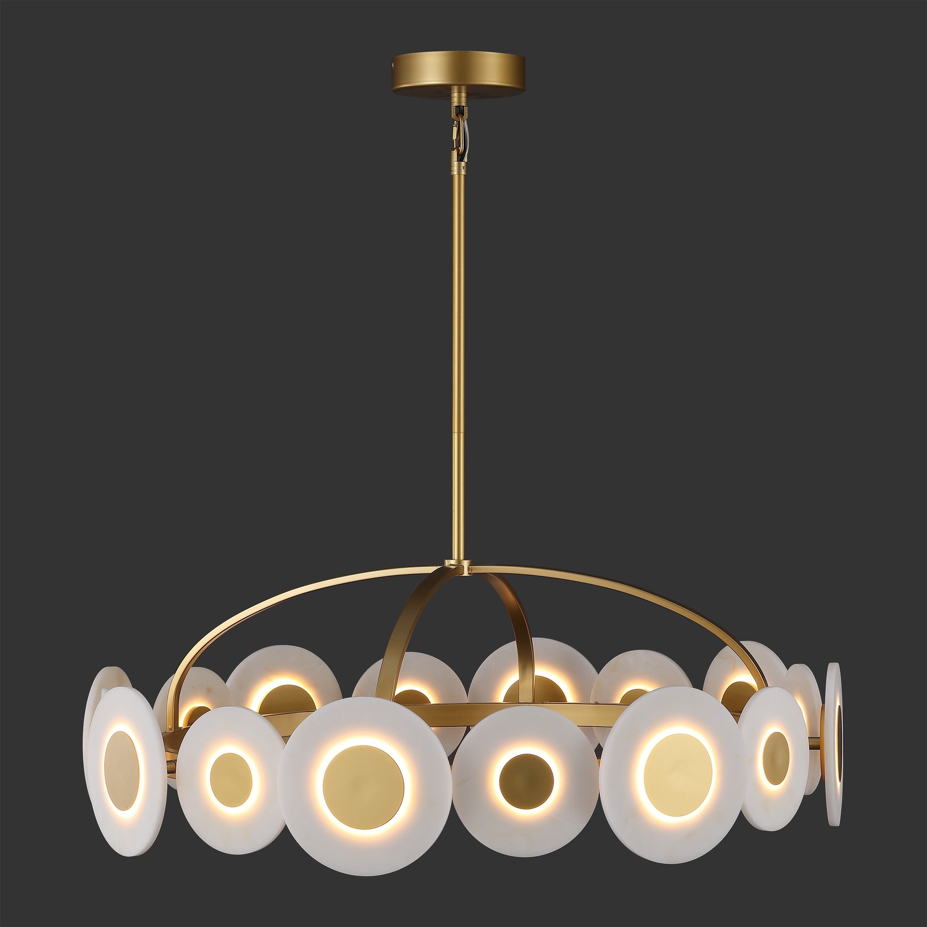 Safavieh Couture Keith Metal Chandelier 35 W X 35 D X 15 H