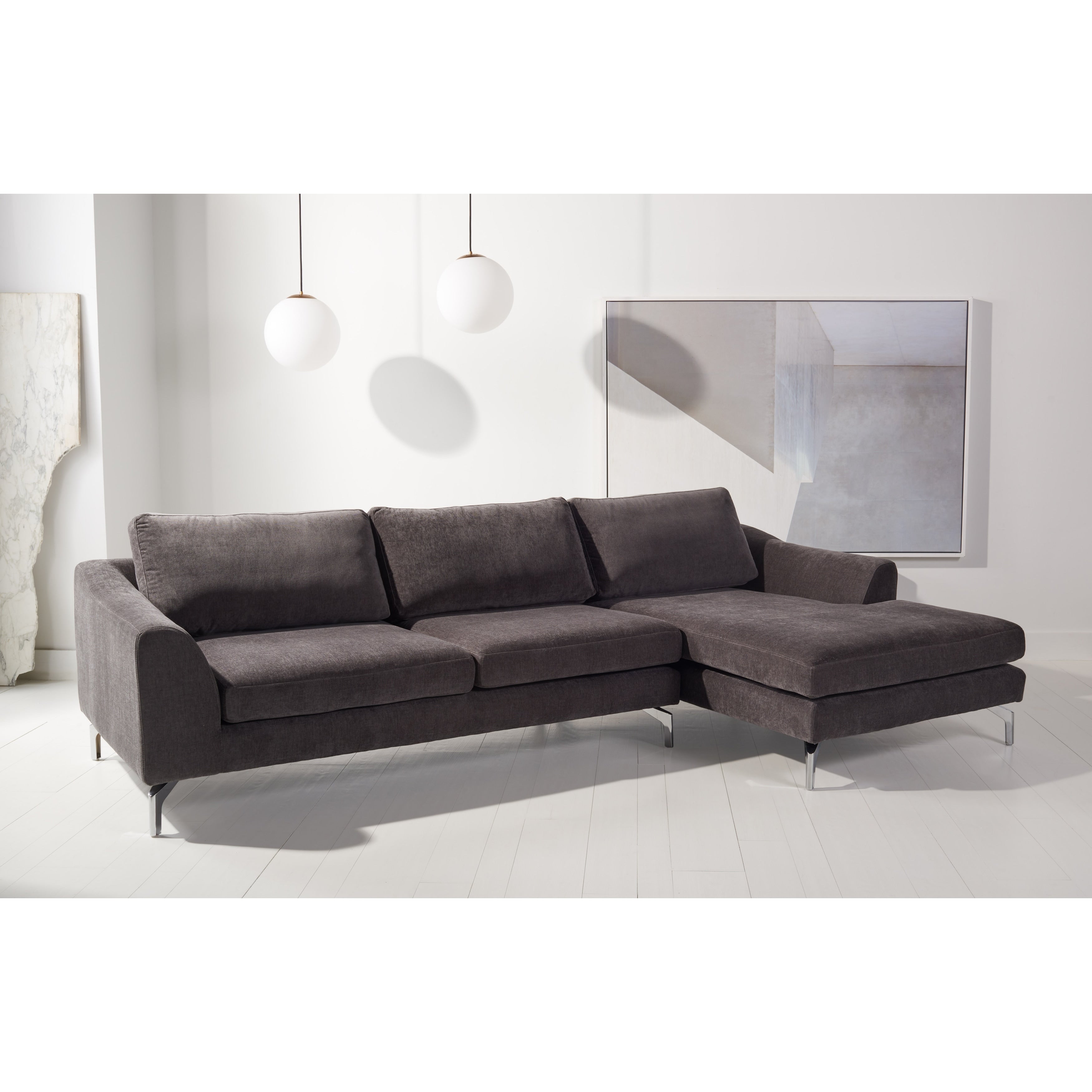 Safavieh Couture Nicholsen Modern Sofa 106 W X 59 D X 31 H
