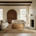 Safavieh Couture Oreilly Rattan Coffee Table 43 W X 30 D X 18 H