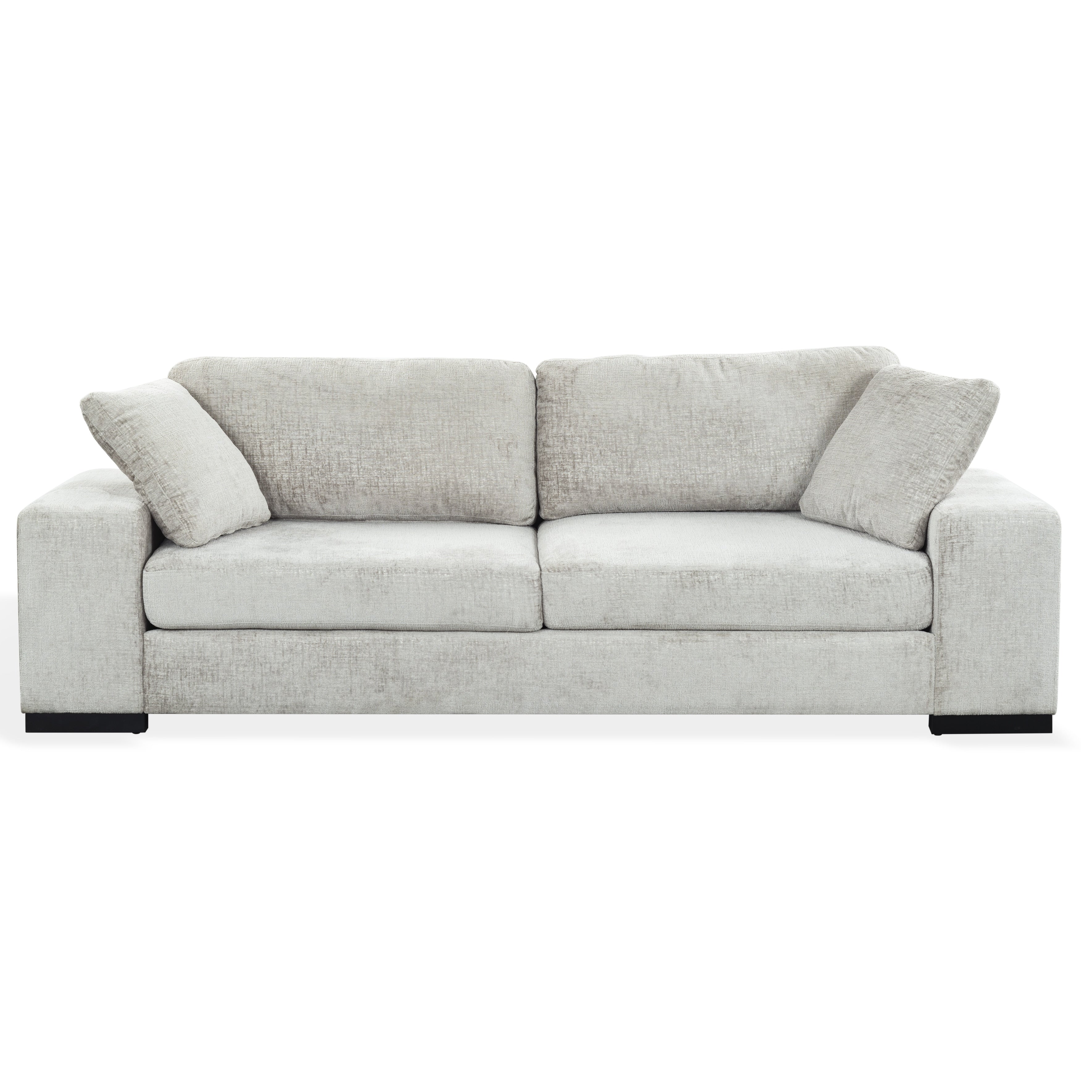 Safavieh Couture Oakleigh Chenille Sofa 98 W X 35 D X 33 H