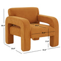 Safavieh Couture Petey Modern Accent Chair 32 W X 34 D X 30 H