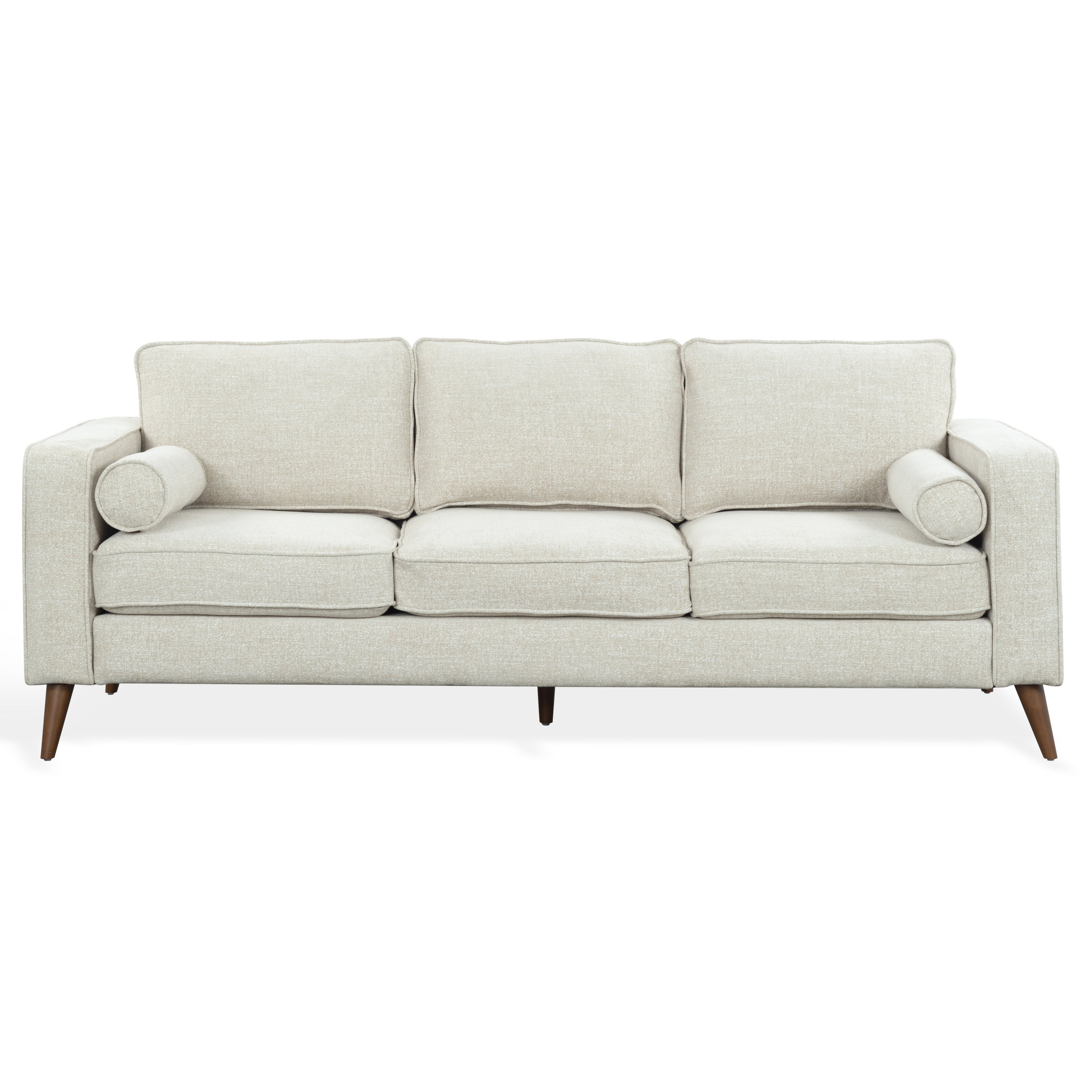 Safavieh Couture Robertson Chenille 3 Seat Sofa 92 W X 37 D X 34 H