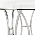 Safavieh Couture Shaw Glass Top Round Dining Table