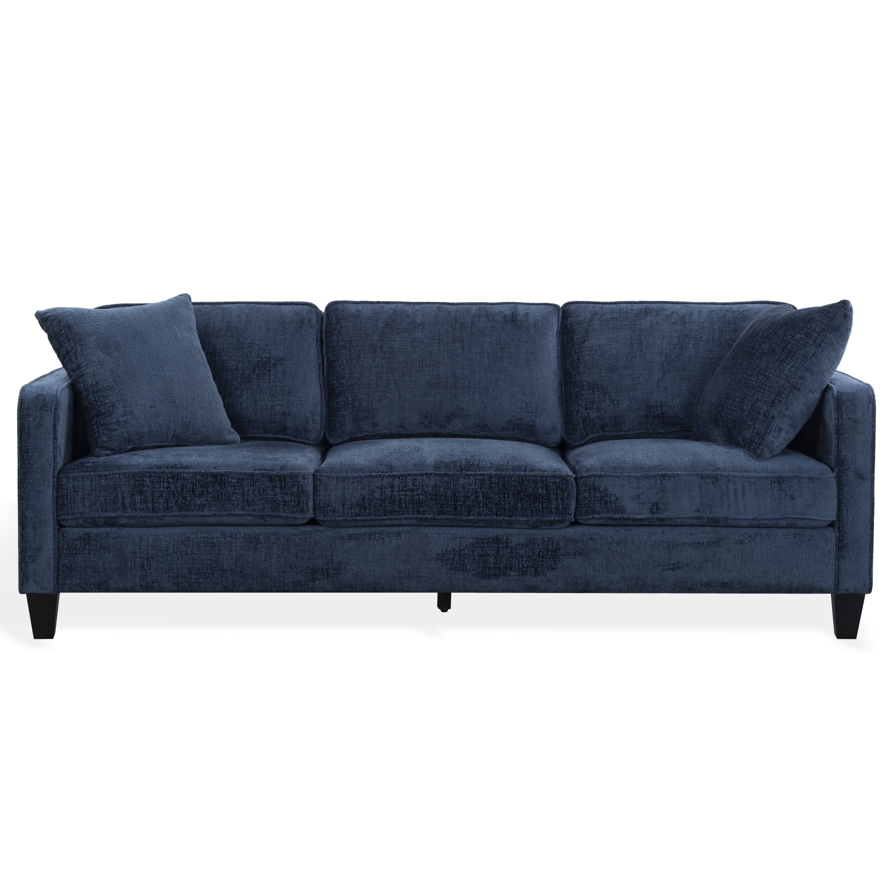 Safavieh Couture Taylyn Chenille 3 Seat Sofa 87 W X 35 D X 33 H