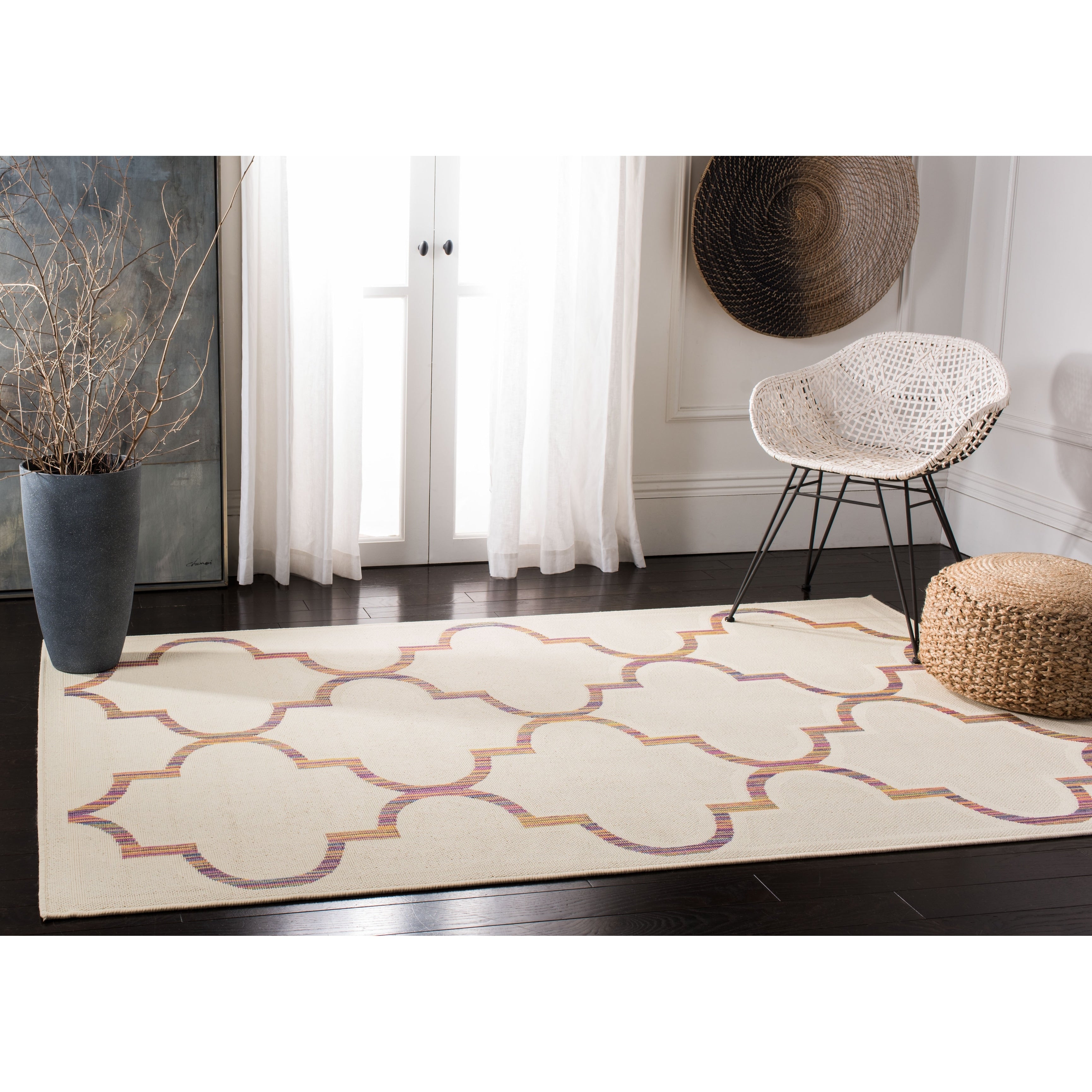 Safavieh Indoor Outdoor Havana Natural Multi Rug 6 7 X 9 6