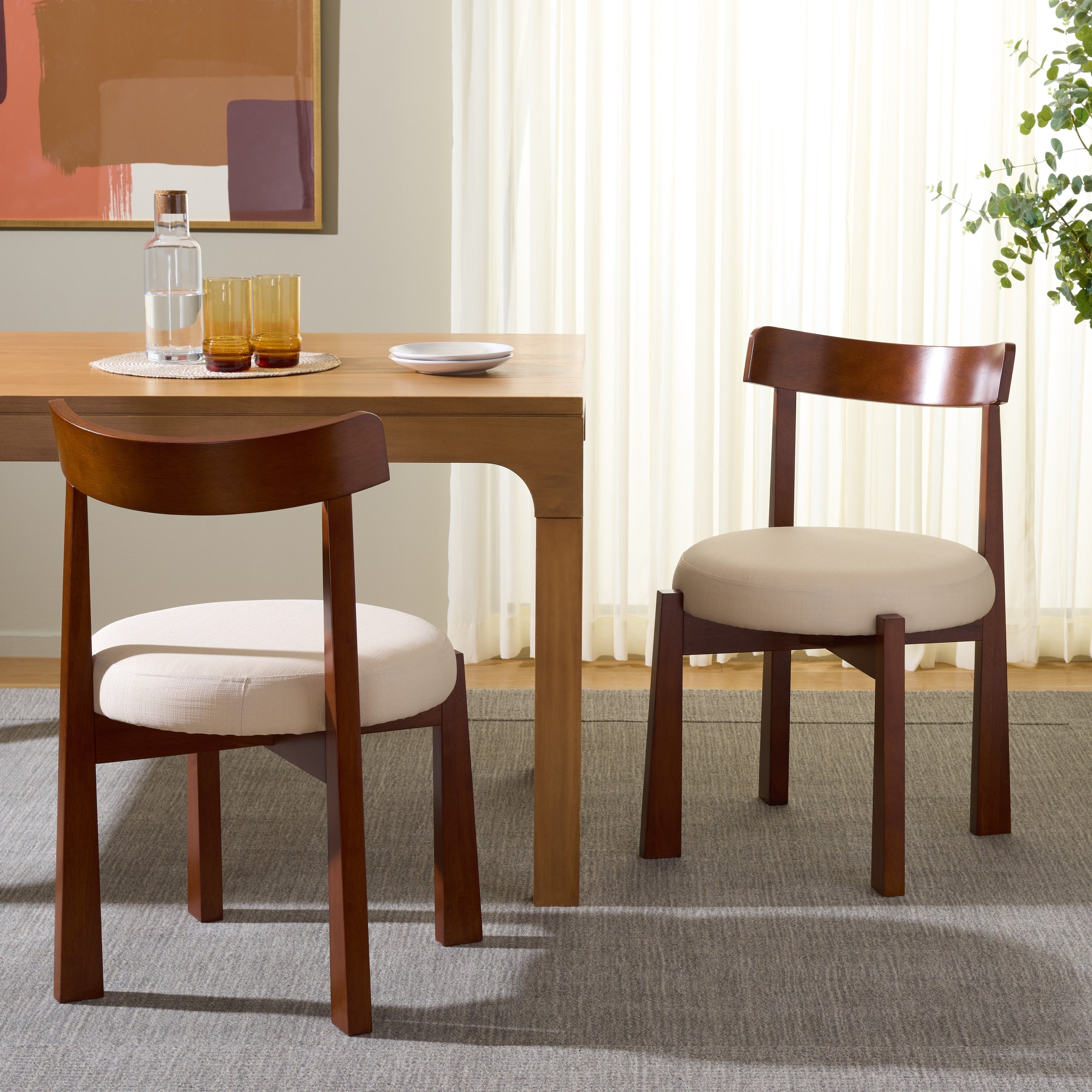 Safavieh Home Anselm Upholstered Dining Chair 20 W X 22 D X 33 H