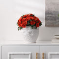 Safavieh Home Faux 18 Inch Marigold Potted Arg 12 W X 12 D X 11 H