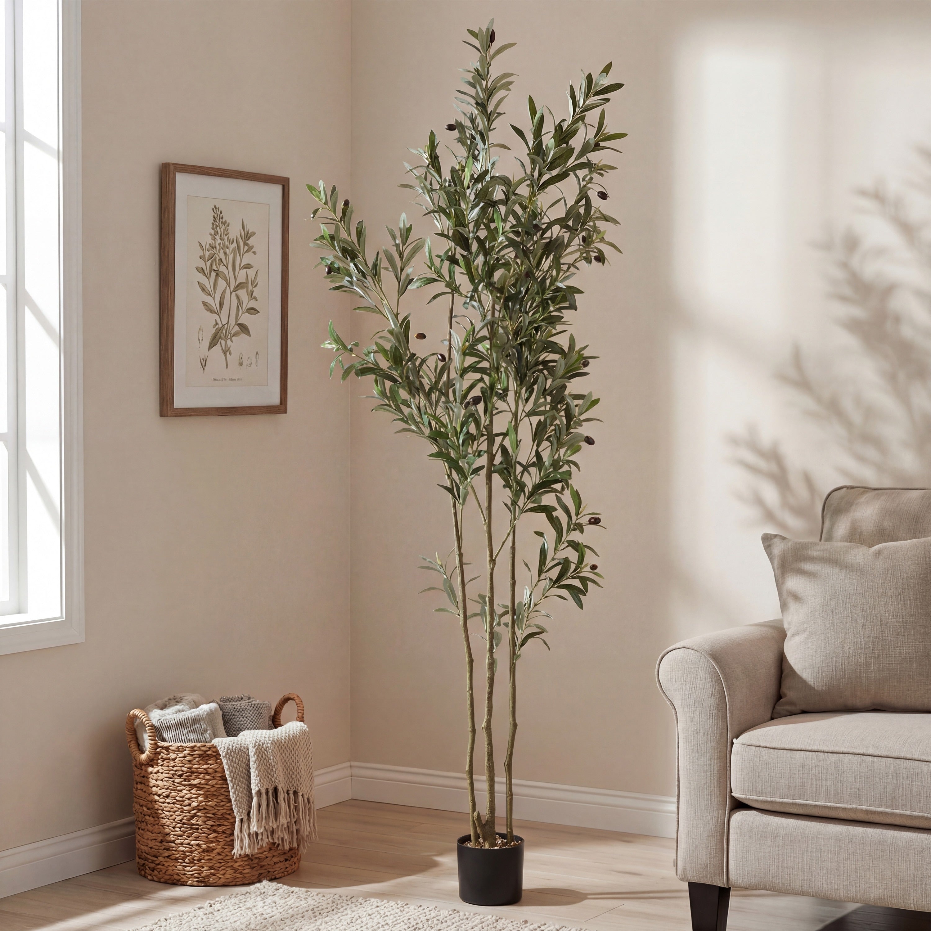 Safavieh Home Faux 71 Inch Olive Tree 6 W X 6 D X 5 H