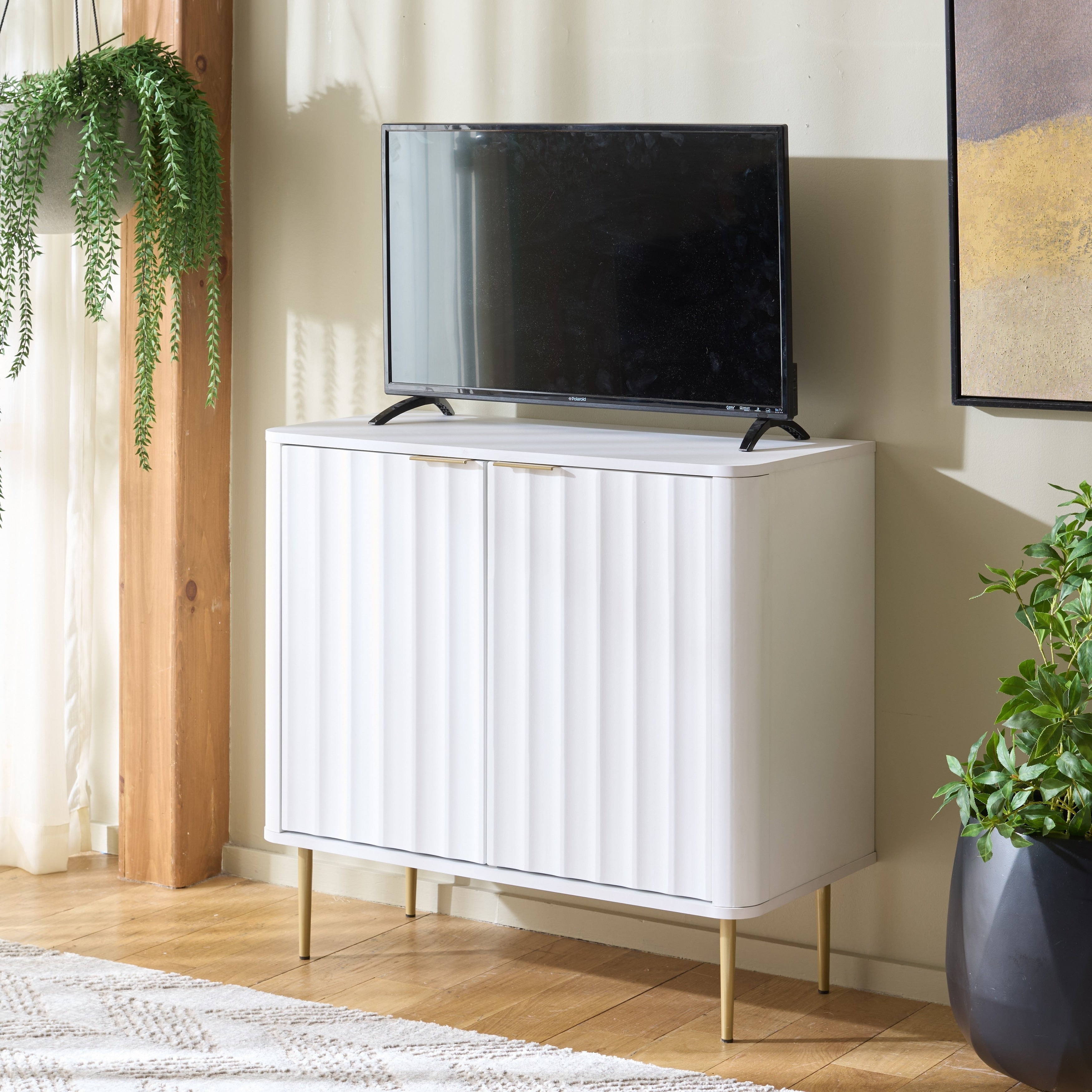 Safavieh Home Hilsa 2 Door Compact Sideboard Media Stand 34 W X 16 D X 32 H