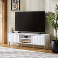 Safavieh Home Hilsa 3 Door 2 Shelf Sideboard Media Stand 63 W X 16 D X 20 H