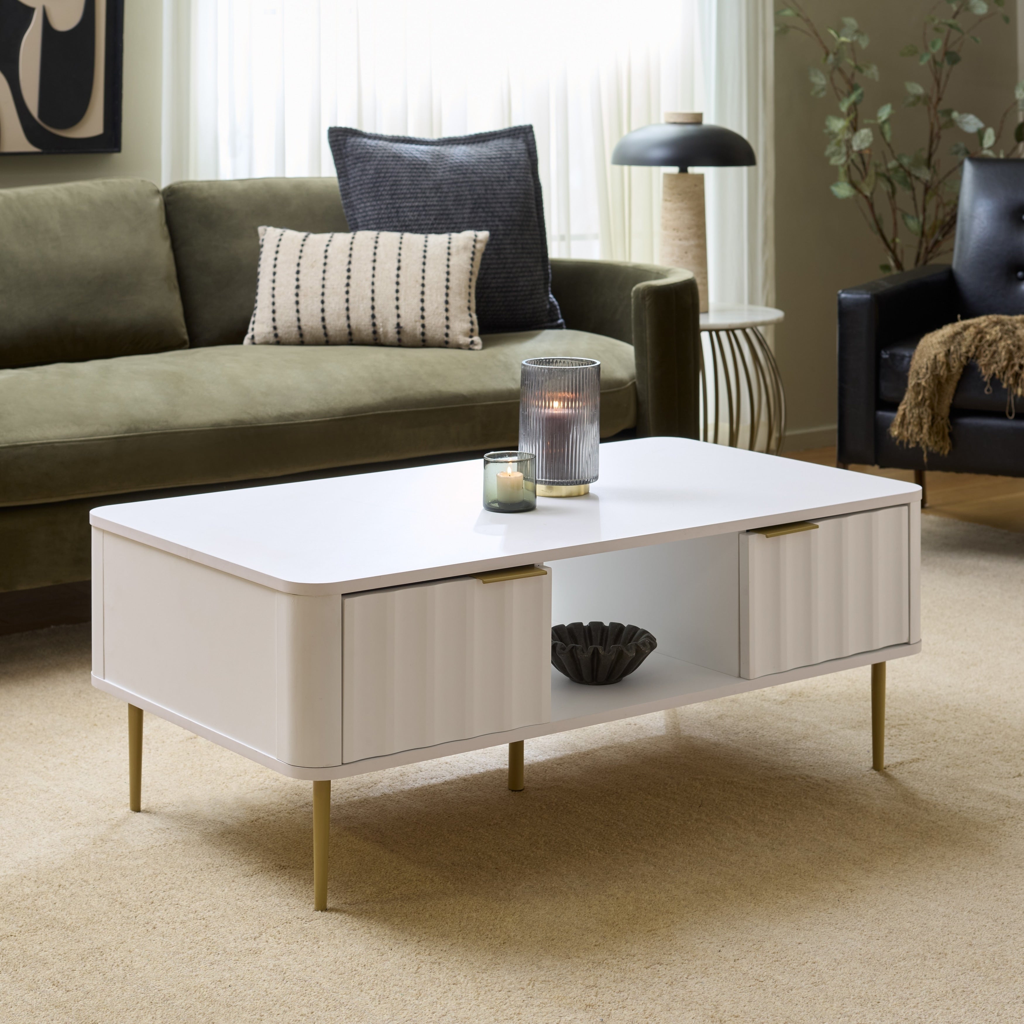 Safavieh Home Hilsa Coffee Table 43 W X 24 D X 17 H