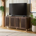 Safavieh Home Isak Slat Door Sideboard Media Stand 63 W X 16 D X 30 H