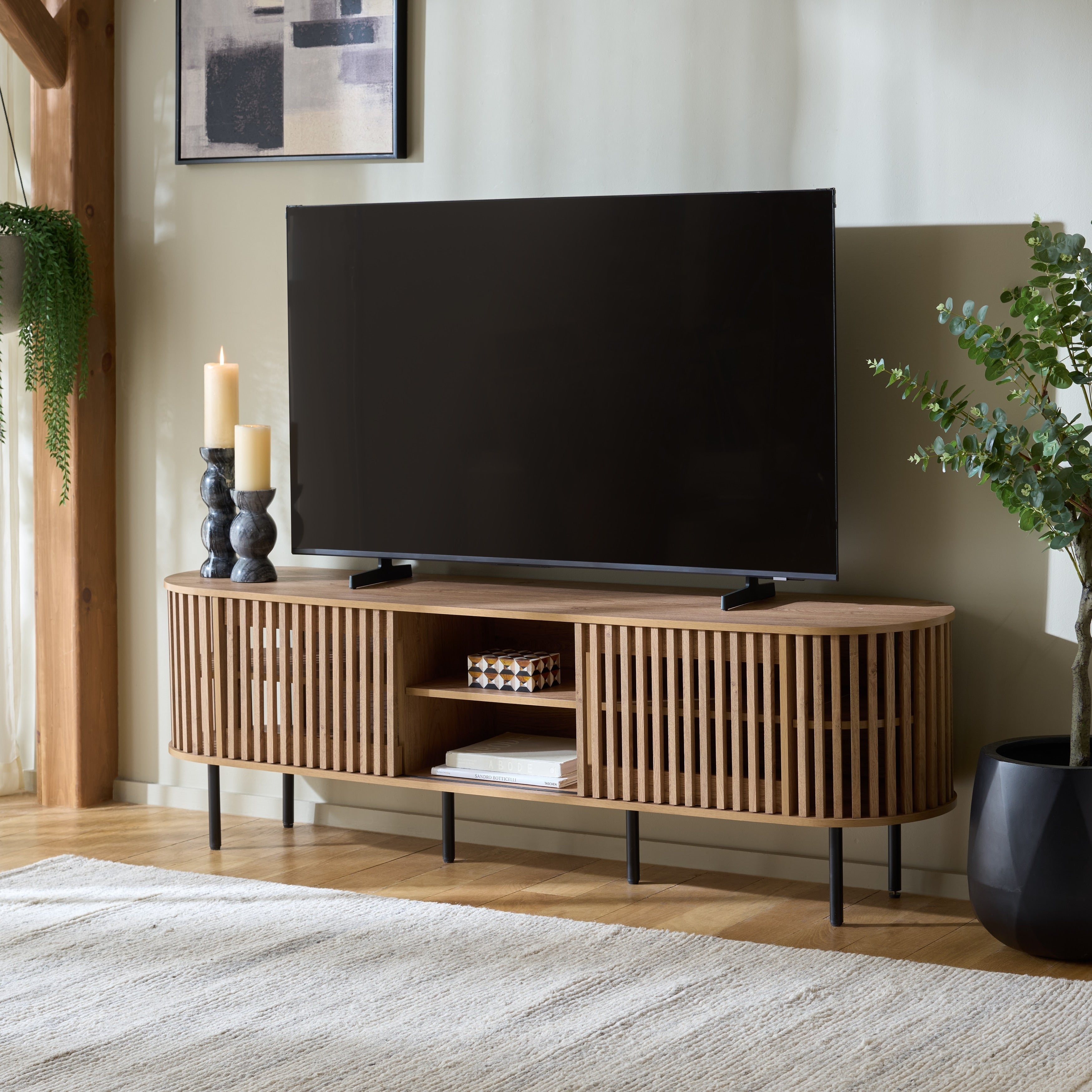Safavieh Home Kiyoshi Tv Stand 71 W X 16 D X 22 H