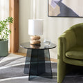 Safavieh Home Latika Tinted Glass Accent Table 20 W X 20 D X 18 H