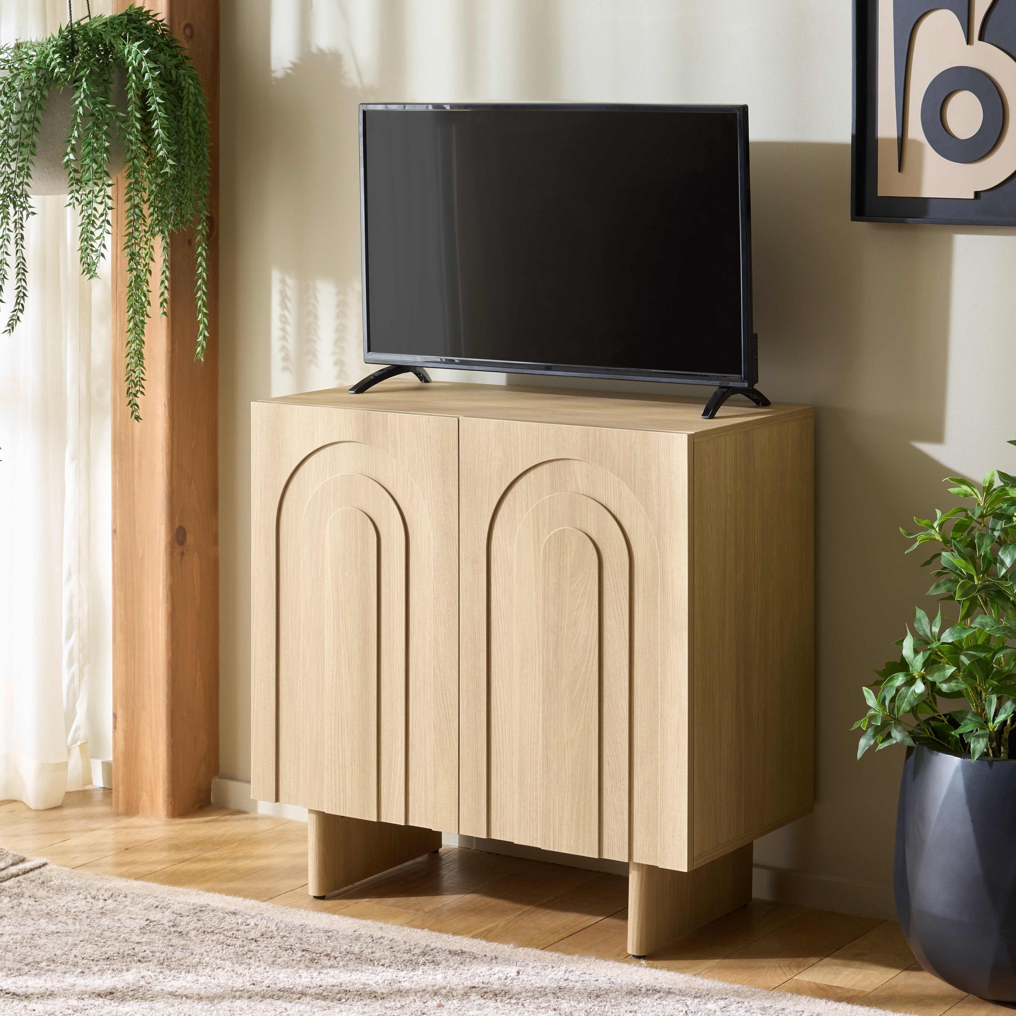 Safavieh Home Simi Compact Sideboard Media Stand 32 W X 16 D X 31 H
