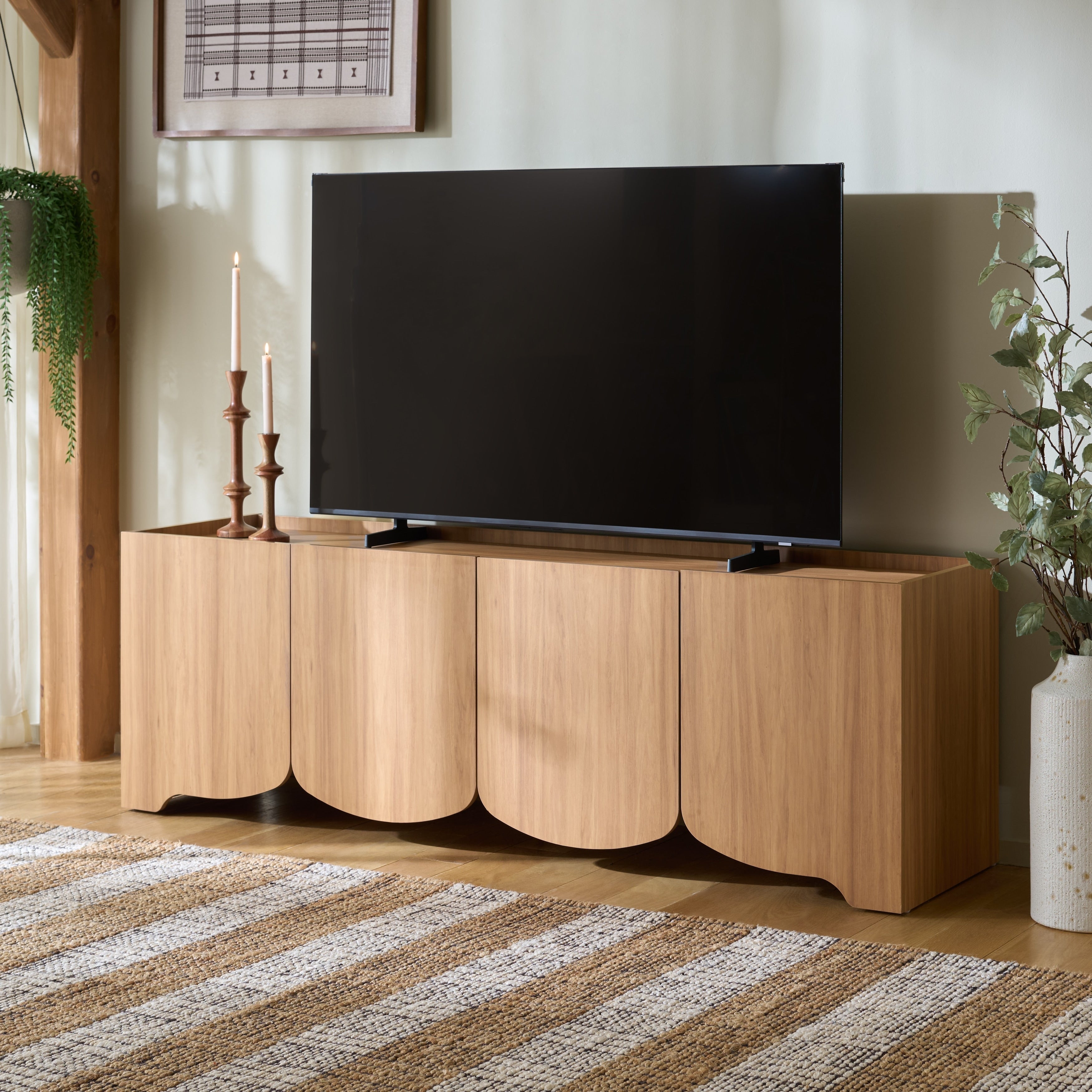 Safavieh Home Takami 4 Door Tv Stand 71 W X 18 D X 23 H