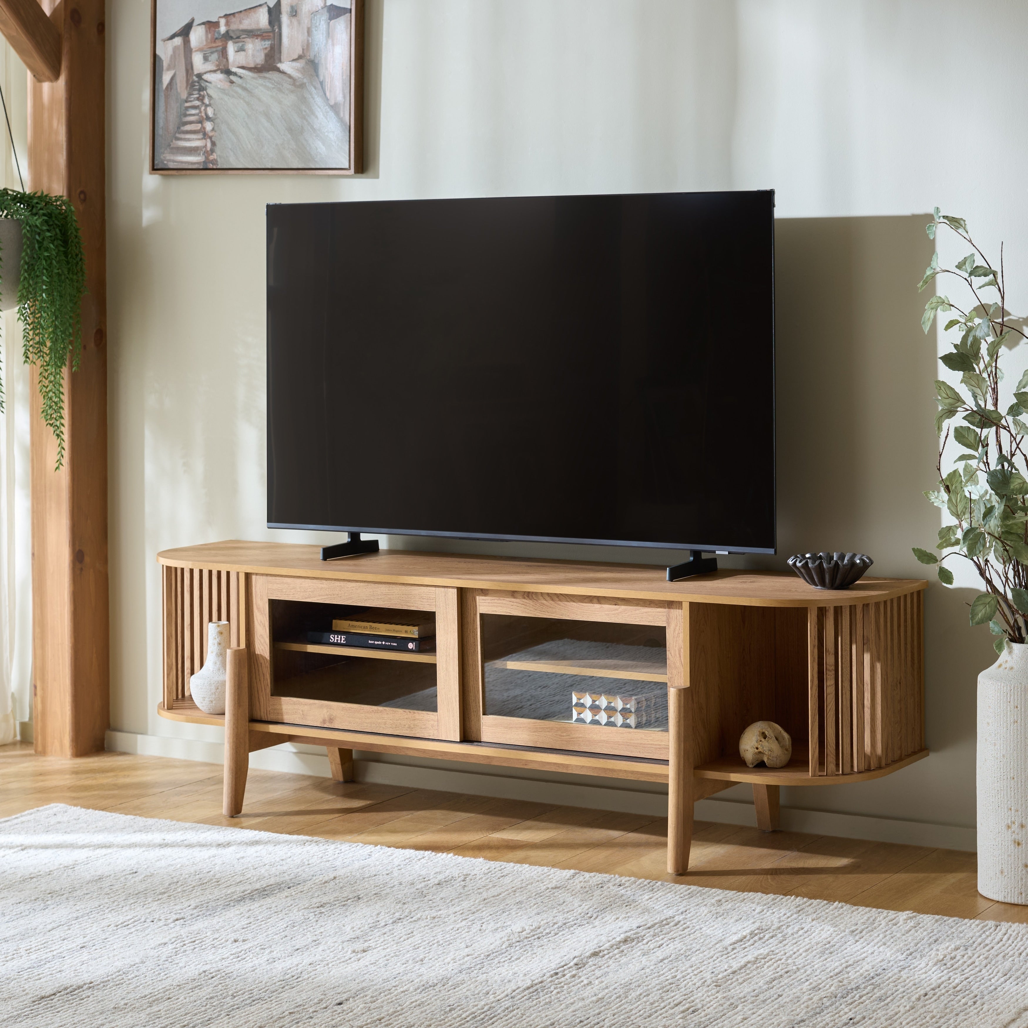 Safavieh Home Tomori Tv Stand 71 W X 18 D X 21 H