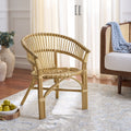 Safavieh Home Varvara Woven Rattan Arm Chair 24 W X 24 D X 29 H