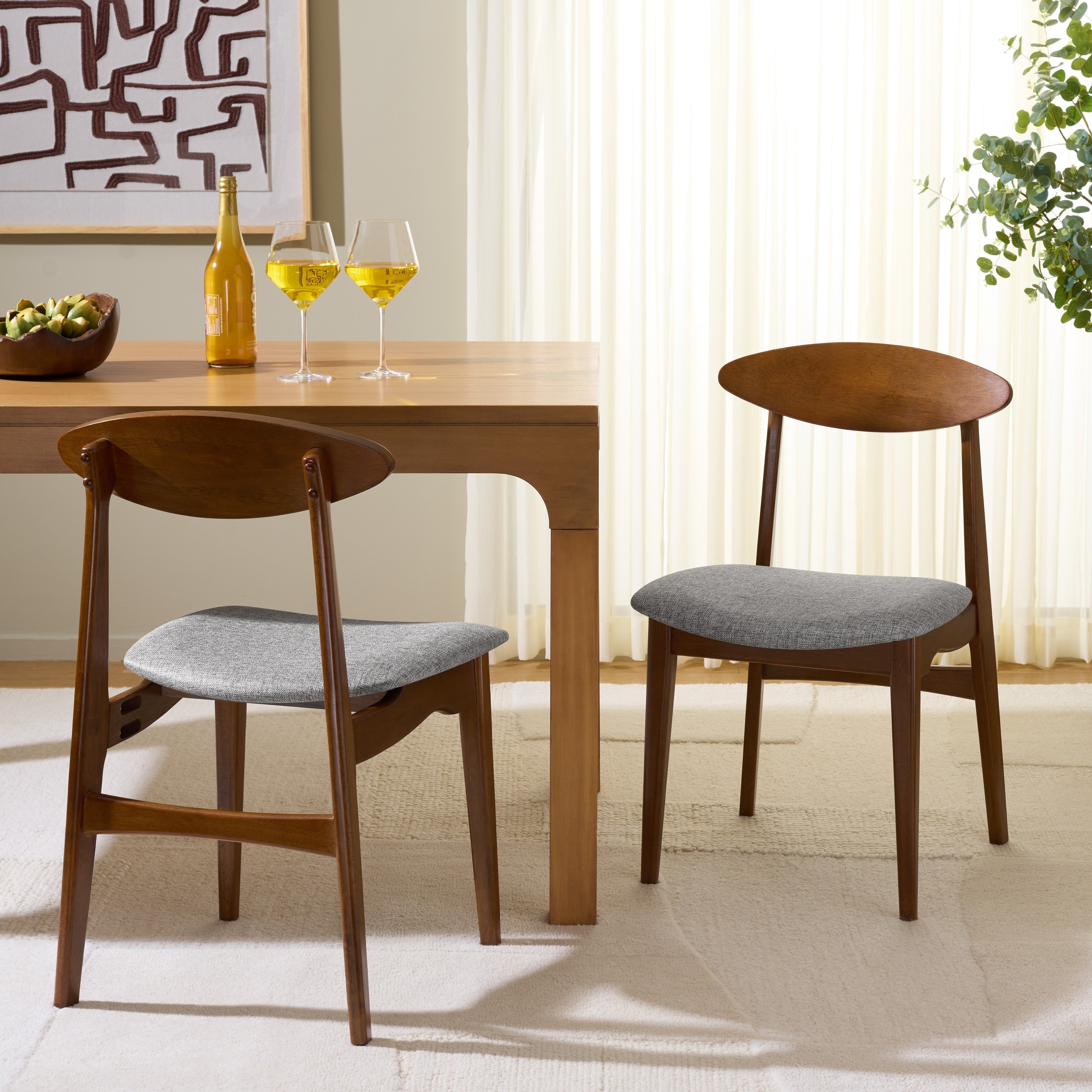 Safavieh Home Yamato Dining Chair 19 W X 22 D X 32 H