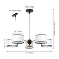 Safavieh Lighting Mickie Chandelier 32 W X 32 D X 36 H